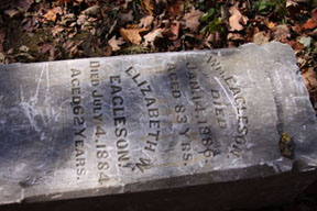 Elizabeth's Grave - Chillicothe, Ross County Ohio